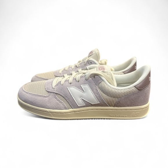 New Balance T500 Sneakers Size Mens 10 Womens 11.5 Lilac Grey White Lace Up NEW - Picture 6 of 13